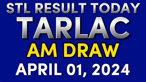 stl tarlac result